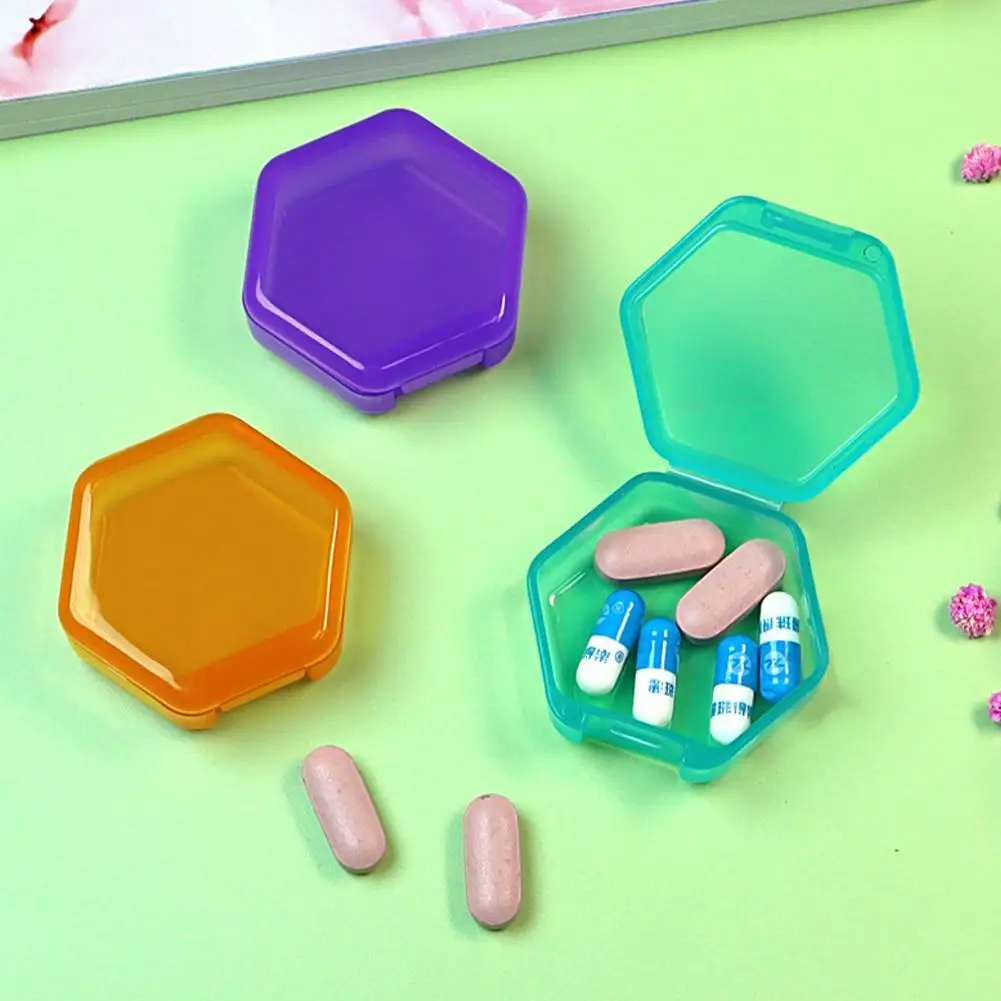 

3 Pcs Pill Box Mini Pill Case Tablet Pill Organizer Case Dispenser Travel Tablet Holder Container Medicine Drug Storage Box