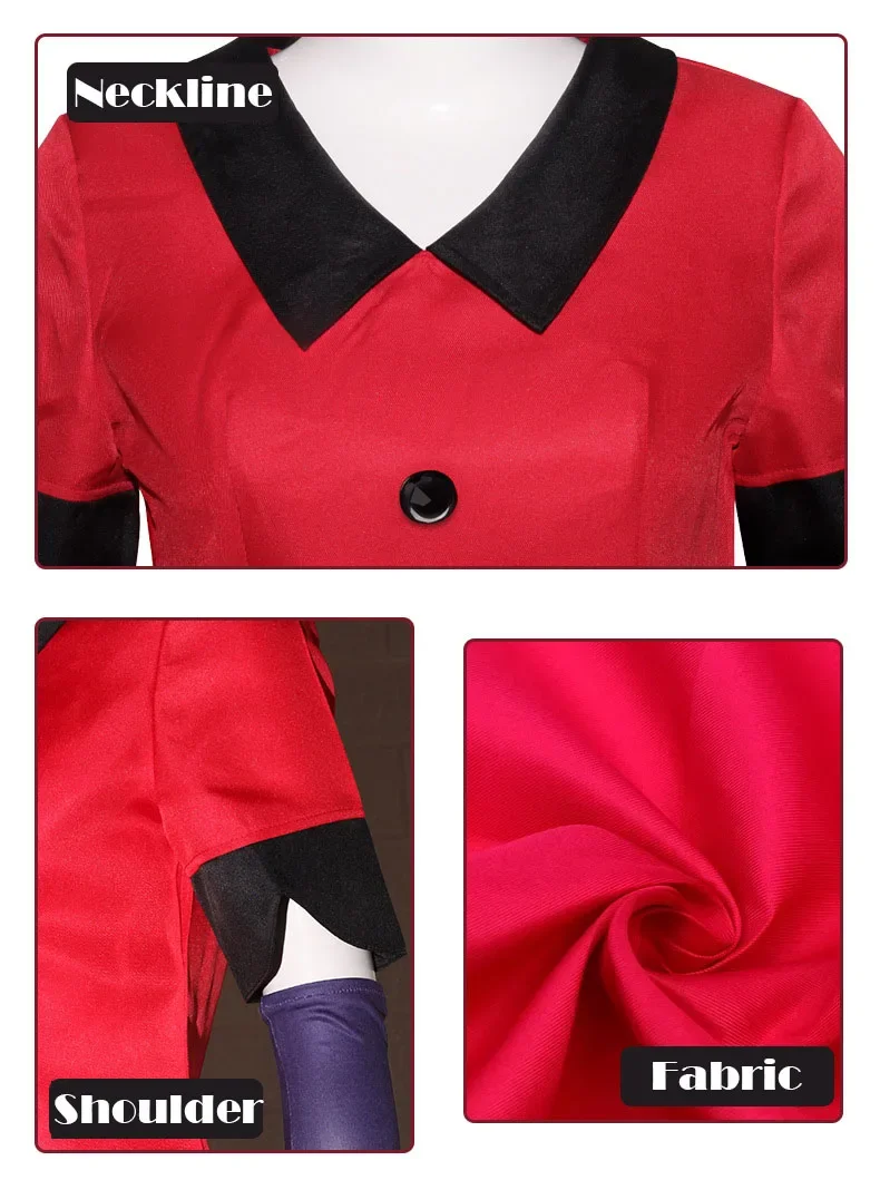 Костюм для косплея Vaggie аниме униформа костюм Хэллоуина карнавала в отеле