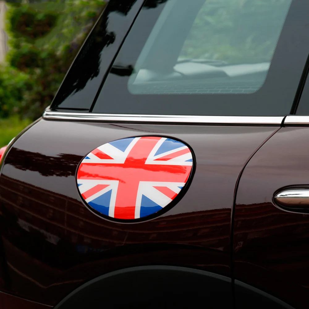 

For Mini Cooper S One JCW F54 Clubman Car Accessories 3D Crystal Epoxy Car Gas Fuel Tank Cap Cover Oil Box Sticker Decoration
