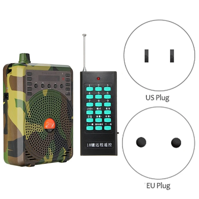 

Hunting Decoy Calls Electronic Bird Caller Camouflage Electric Hunting Speaker MP3 Remote Controller Kit