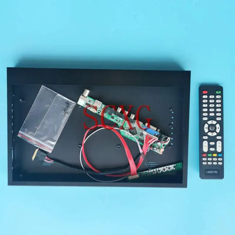 

Плата контроллера аналогового ТВ + матричный металлический чехол подходит для B140XW01 B140XW02 HDMI-совместим с 14 "LVDS 40-Pin 1366*768 VGA USB RF Комплект «сделай сам»