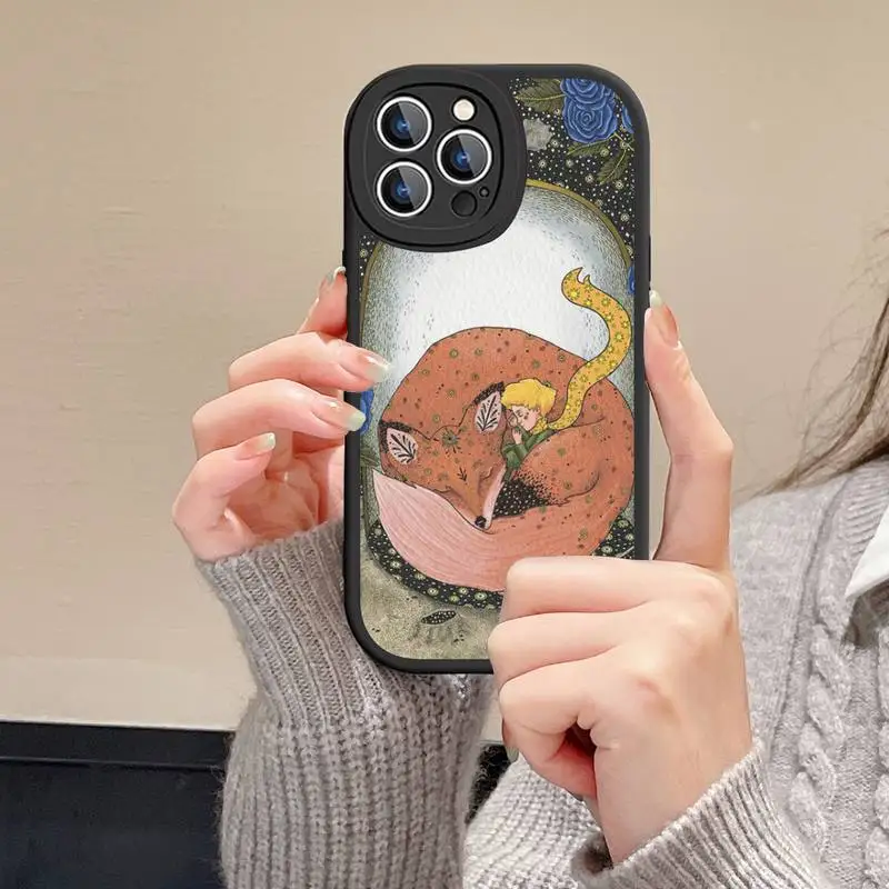 Art Little Prince Phone Case Hard Leather For iPhone 14 13 12 Mini 11 14 Pro Max Xs X Xr 7 8 Plus