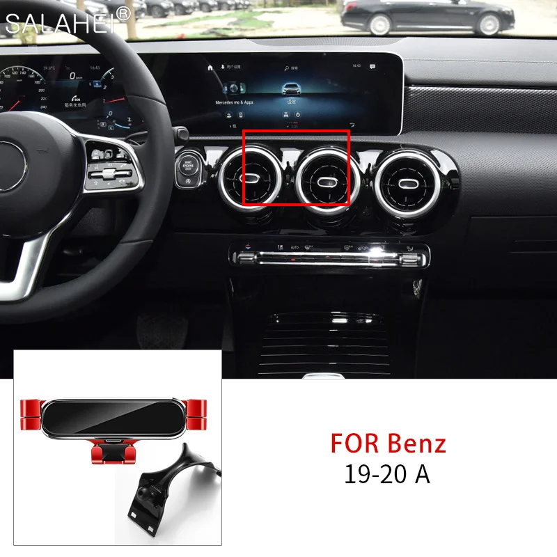 

Car Phone Holder For Mercedes-Benz A Class 2019 2020 W177 MB A250 A180 V177 Sedan A35 A45 GPS Gravity Stand Navigation Bracket