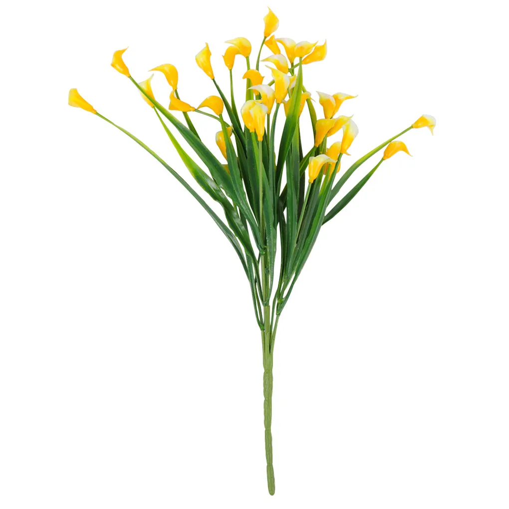 

Artificial Flower Bouquets Simulation Plastic Blossom Home Wedding Fake Floral Decoration