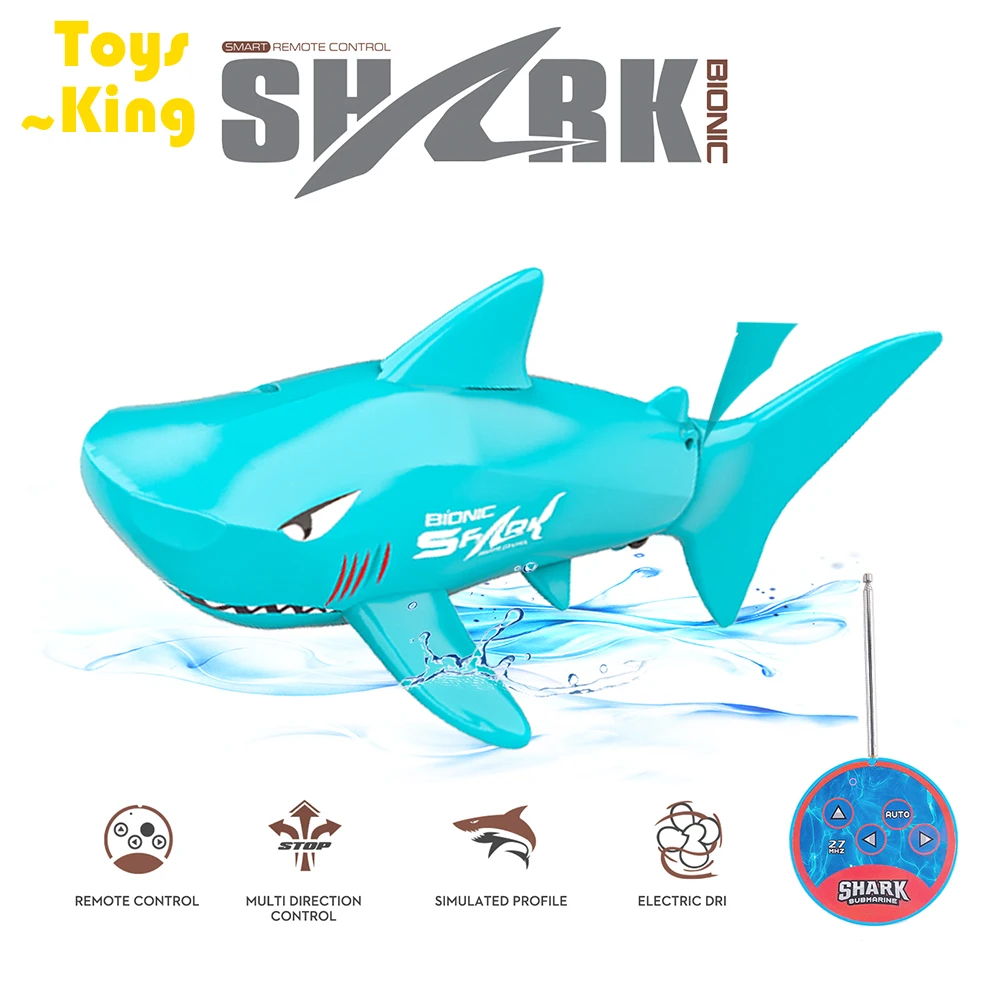 

Funny RC Shark Toy Remote Control Animals Robots Bath Tub Pool Electric Toys for Kids Boys Children Cool Stuff Sharks Submarine