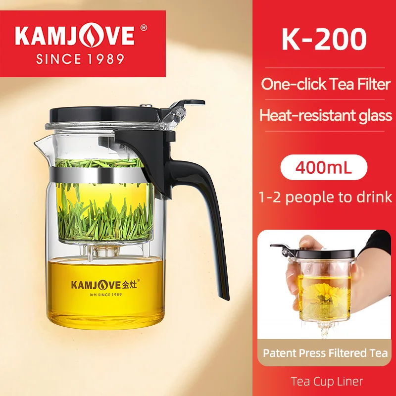 

KAMJOVE стеклянный заварочный чайник
