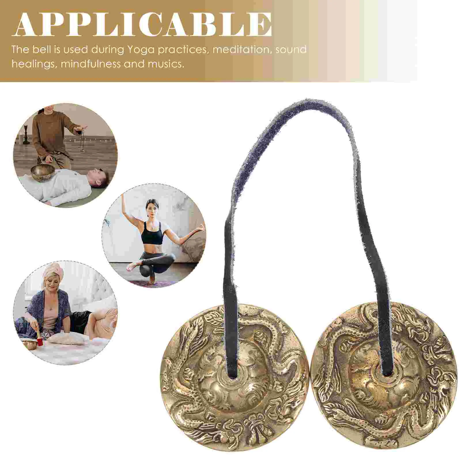 Колокольчик для йоги колокольчик из чистой меди религиозный ударный инструмент