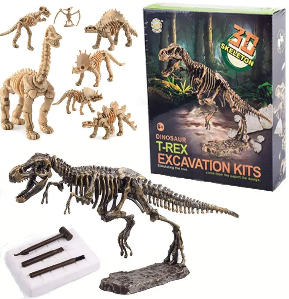 

Dinosaur Bones Educational Toys for Children Mining Toy Sets Biology Benefits Anatomy Model Tyranosaurus Rex Mammoth Stegosaurus