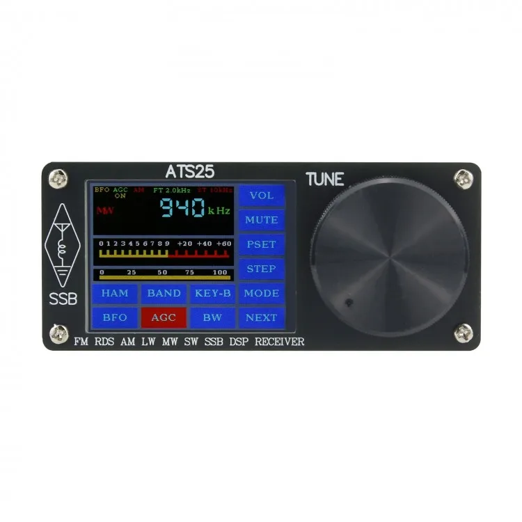 Женская модель Si4732 сенсорный экран 2 4 дюйма FM LW (MW и SW) SSB Полнодиапазонный