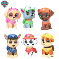 6pcs paw patrol action toy figures action figures toys hobbies anime figures cognitive toys chase skye marshall rubble rocky