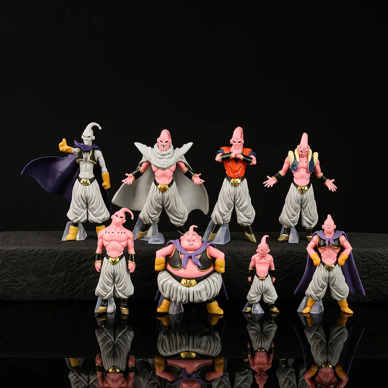 

8 Pcs Dragon Ball Figure Majin Buu Doll Toy Ornament Action Figures Anime Figure Model Collect Boy Toys Figure 10cm Model