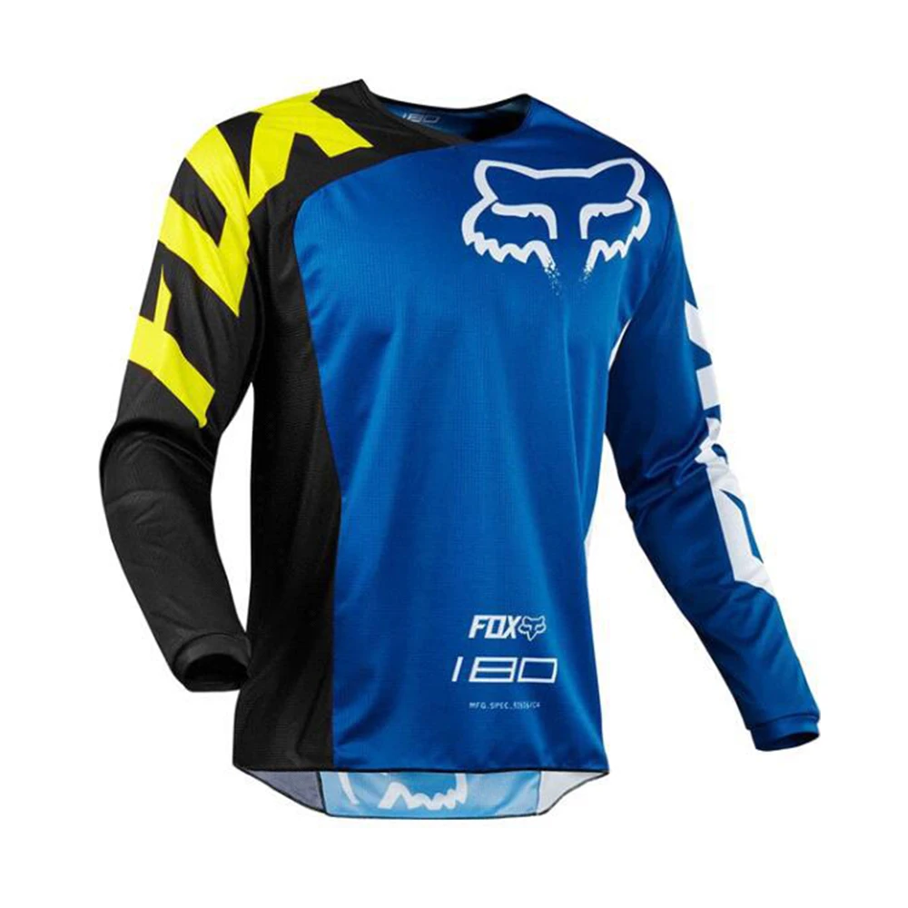 

Motocross Jersey Custom Made Blank Downhill Cycling Long Sleeve Team Mountain Bike Motorcycle MTB Shirt