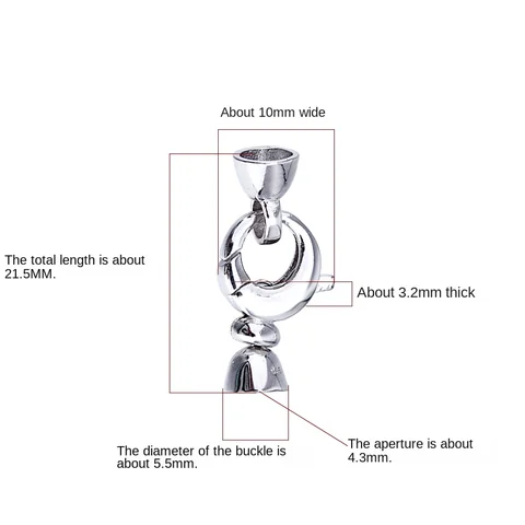 Пряжка для украшений S925 Sterling Silver K140