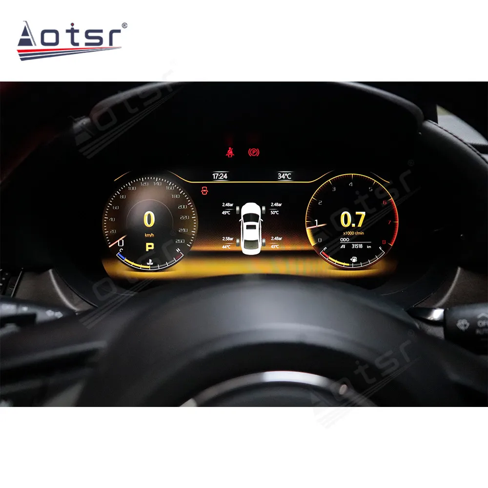 12 3-дюймовый цифровой кластерный одометр экран для Mazda 3 6 Atenza CX-5 2017-2021 виртуальный