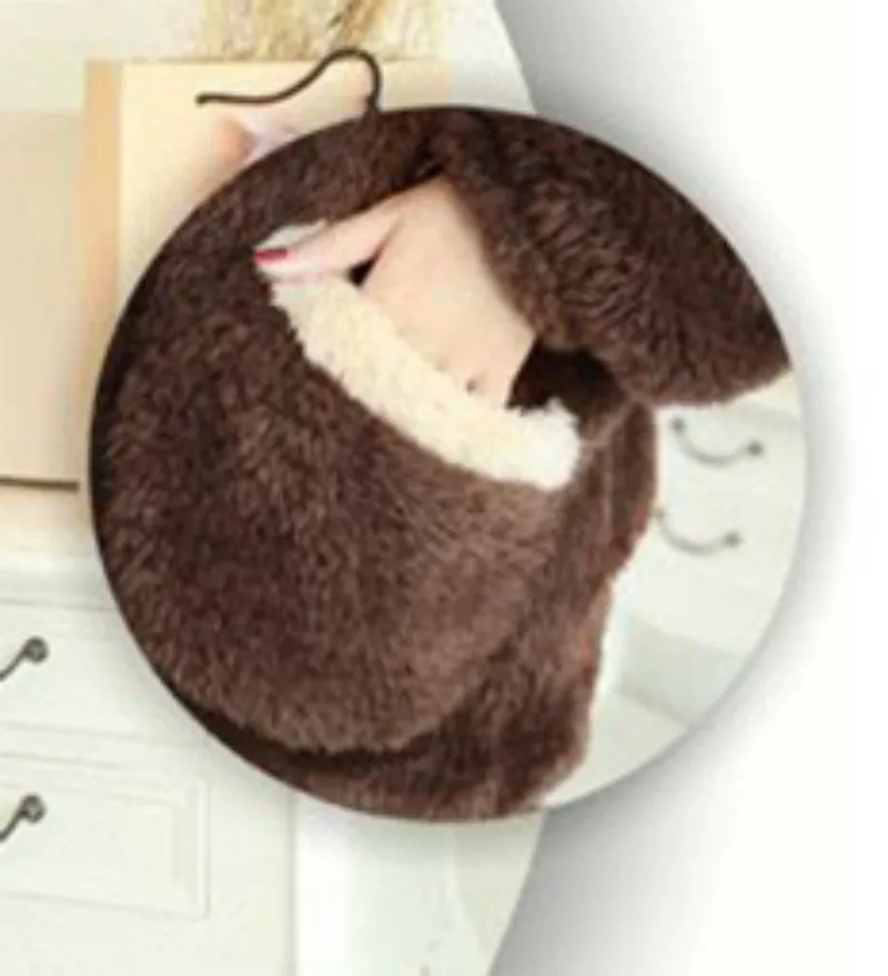 Women Winter Warm Thin Pajama Suit Length To The Shank Polyester Comfortable Cute Cartoon Animal Leisure Wear With Two Round Ear