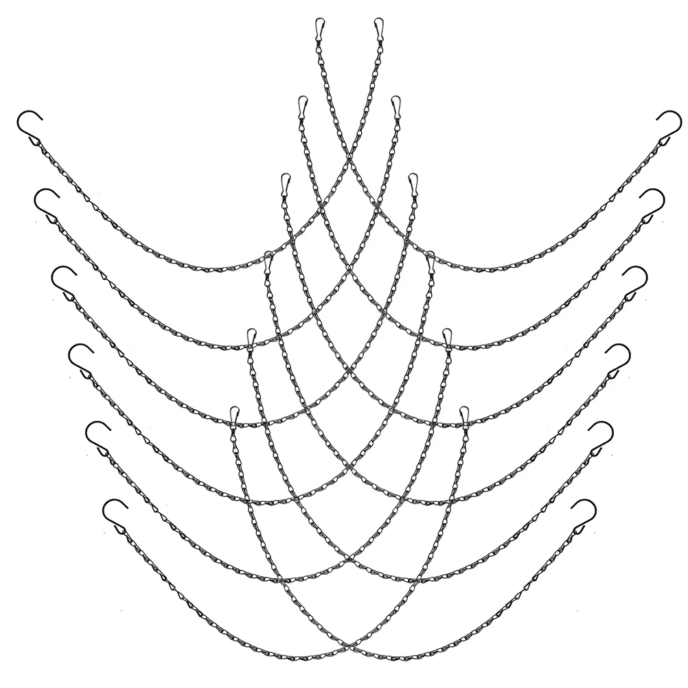 10 шт. подвесная корзина для балкона украшение дома цветочная цепочка железные