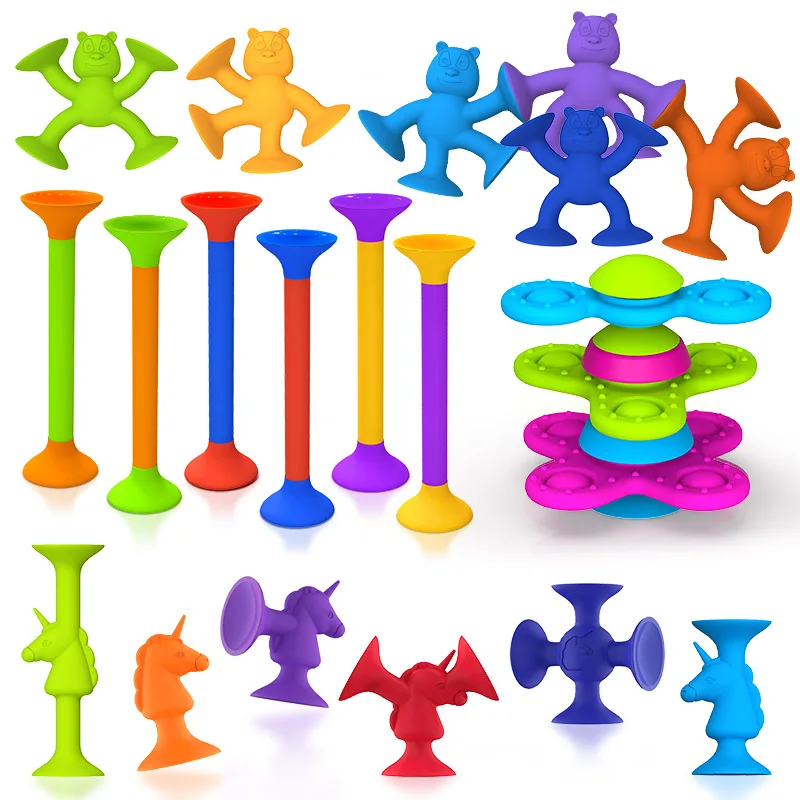 Детские сенсорные игрушки бруксизм развивает интеллект игрушка на присоске для