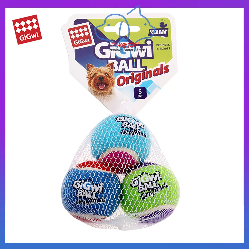 

Игрушки GIGWI, для животных, 3 в 1, серии G-Ball, Размеры S/M, пищащие, плюшевые, нетоксичные, устойчивые к укусам, интерактивный для щенков, товары для тренировок