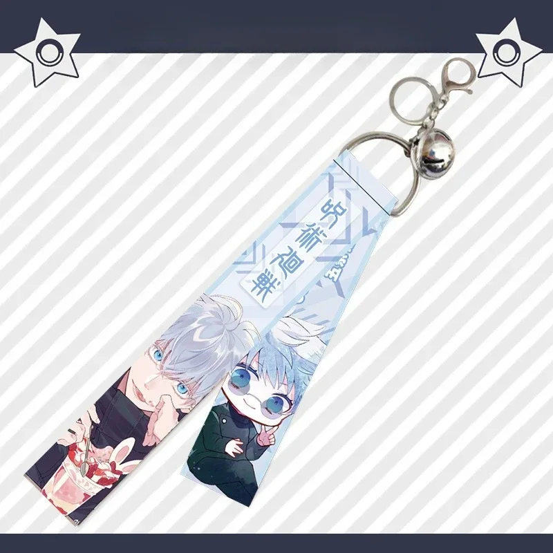 Брелок с мультяшным персонажем брелок для ключей игрушки детей Gojo Satoru Yuji Itadori