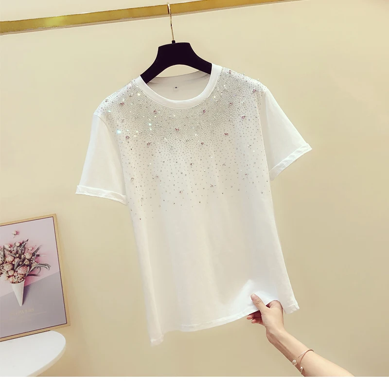 

Summer T-shirt women's fashion loose maternity short sleeves Black