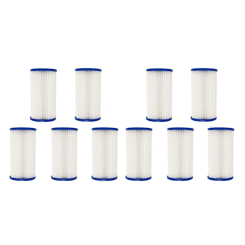 

10Pcs/Set Swimming Pool Filter Pool Filter Pumps Cartridges Universal Replacements For Pool Cleaning