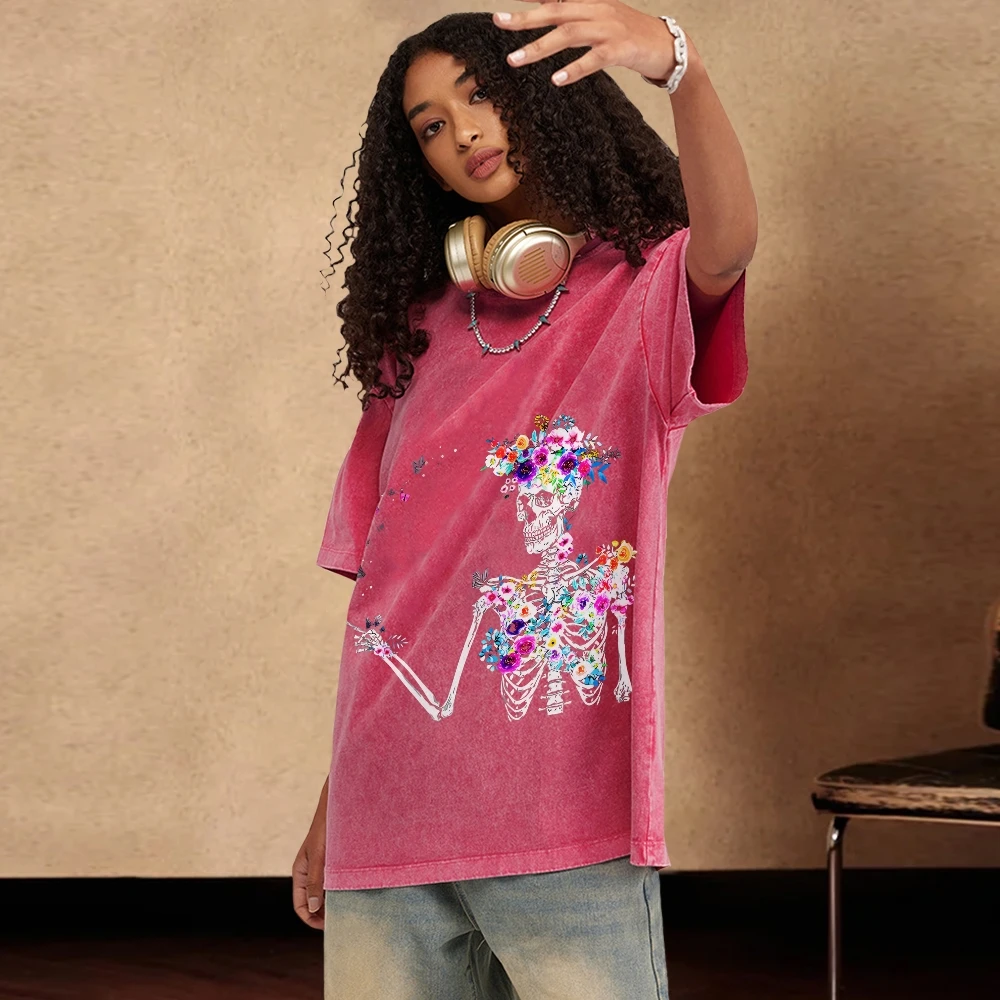 ity modny trend graficzny T Shirt Unisex Fit Short Sleeves Tee Cool Patterns Design Sense Streetwear Oversized Men Women Top