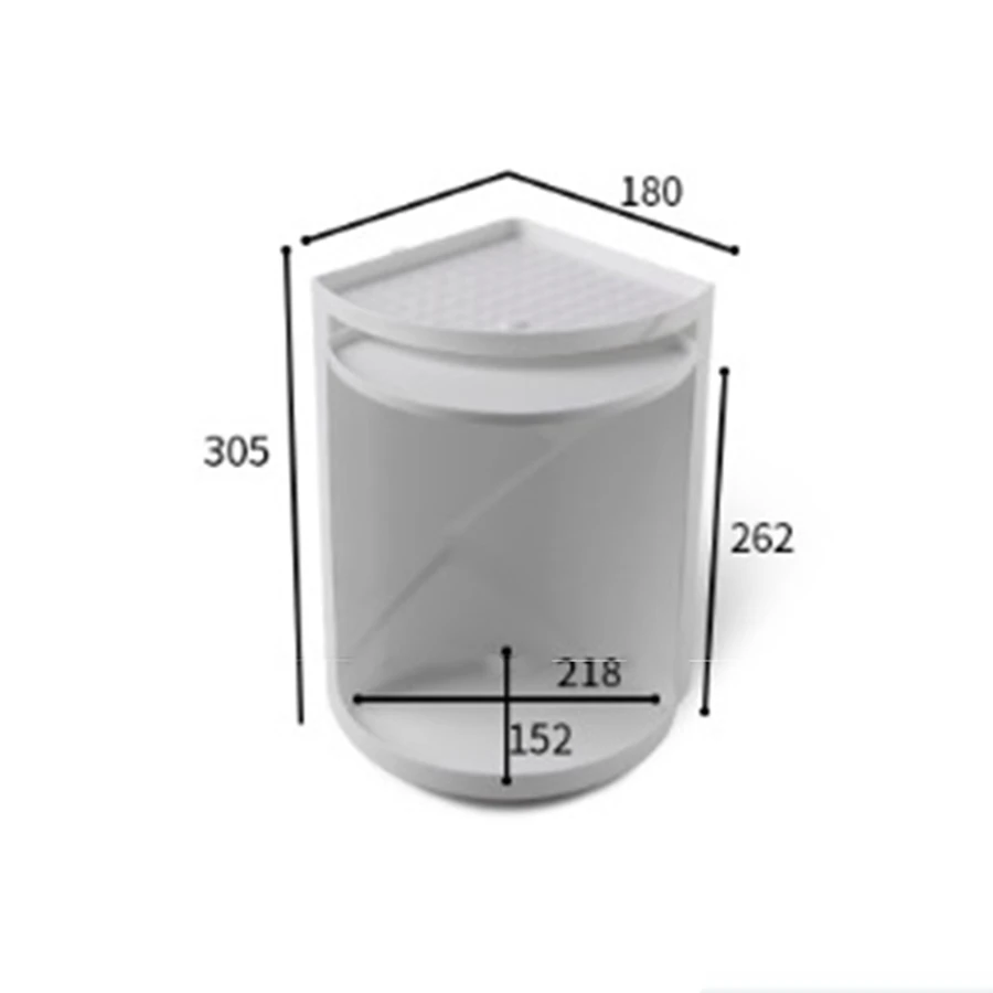 

Bathroom 360 Degree Rotating Shelf Kitchen Toilet Shelf Corner Shelf Bathroom Storage Rack Cabinet Multi Layer Storage