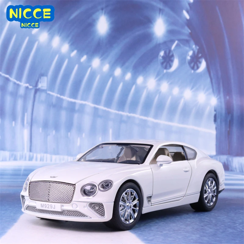 

Nicce 1:24 Bentley Continental GT Alloy Car Model Diecast Metal Toy Car Model Sound Light Collection Childrens Gift A117