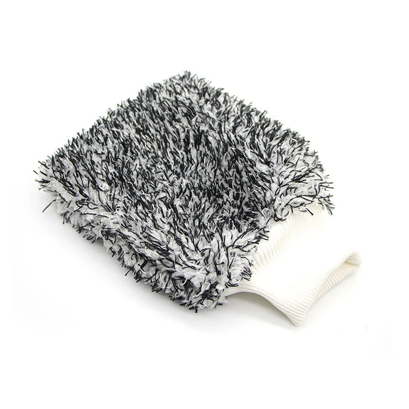 

MultiFunction Car Washing Glove Soft High Density Microfiber Super Absorbancy Car Sponge Plush Car Wash Gloves Car Cleaning Tool
