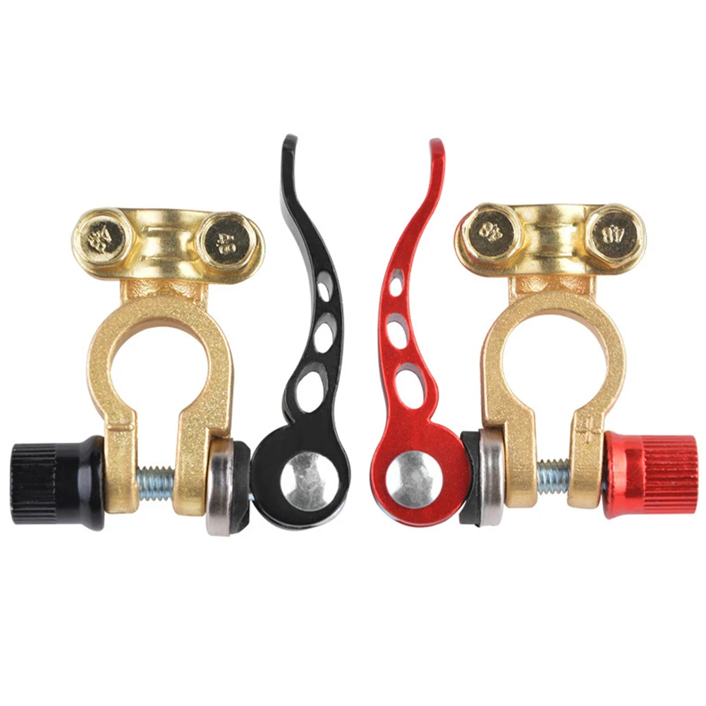 

2pcs Terminal BC2114 Battery Terminal Brass Connector To Disconnect The Car Battery Terminal Clamp Pile Head