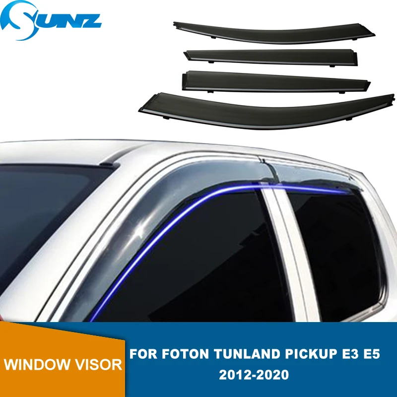 

Оконный козырек для Foton Tunland Pickup E3 E5 2012 2013 2014 2015 2016 2017 2018 2019 2020 солнцезащитные дефлекторы от дождя Защита автомобиля
