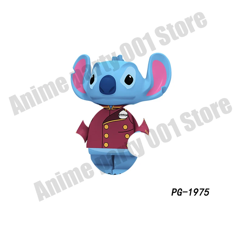 Конструктор Disney миниатюрные фигурки героев мультфильмов Микки Маус Русалка Стич
