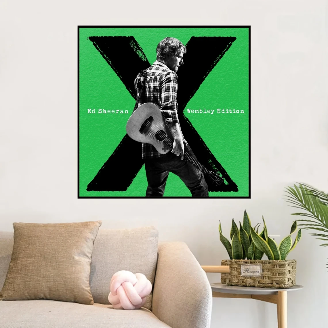 Эд Ширан Музыкальный Альбом Плакат Холст