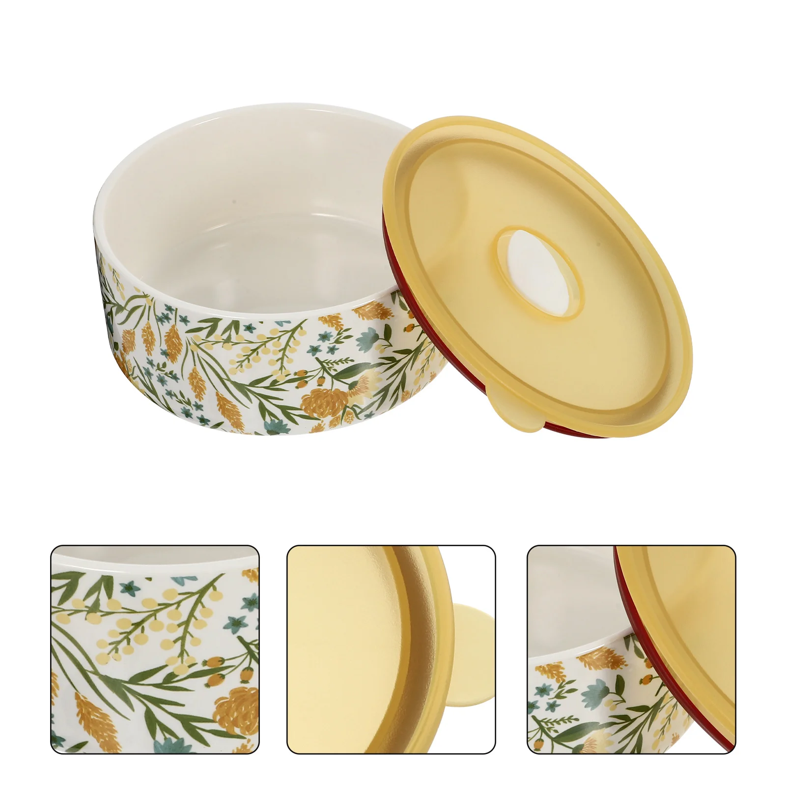 

1pc Lunch Bento Box Student Office Microwave Heating Food Storage Container