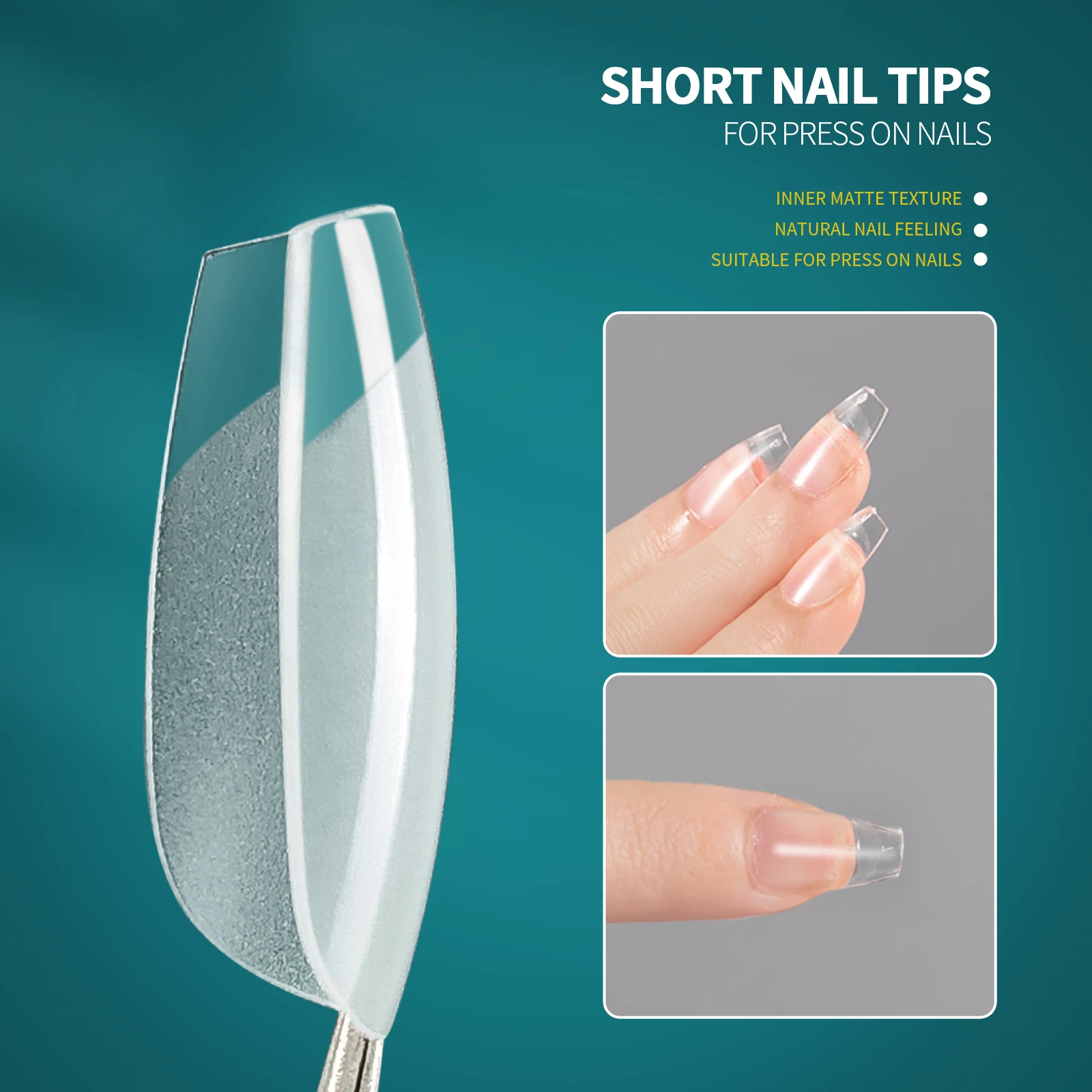 

Nailpop Soft Gel Tips 120pcs Extra Short Coffin Fake Nails for Fingernails Acrylic Full Cover American Pose Nail Capsules Ongle