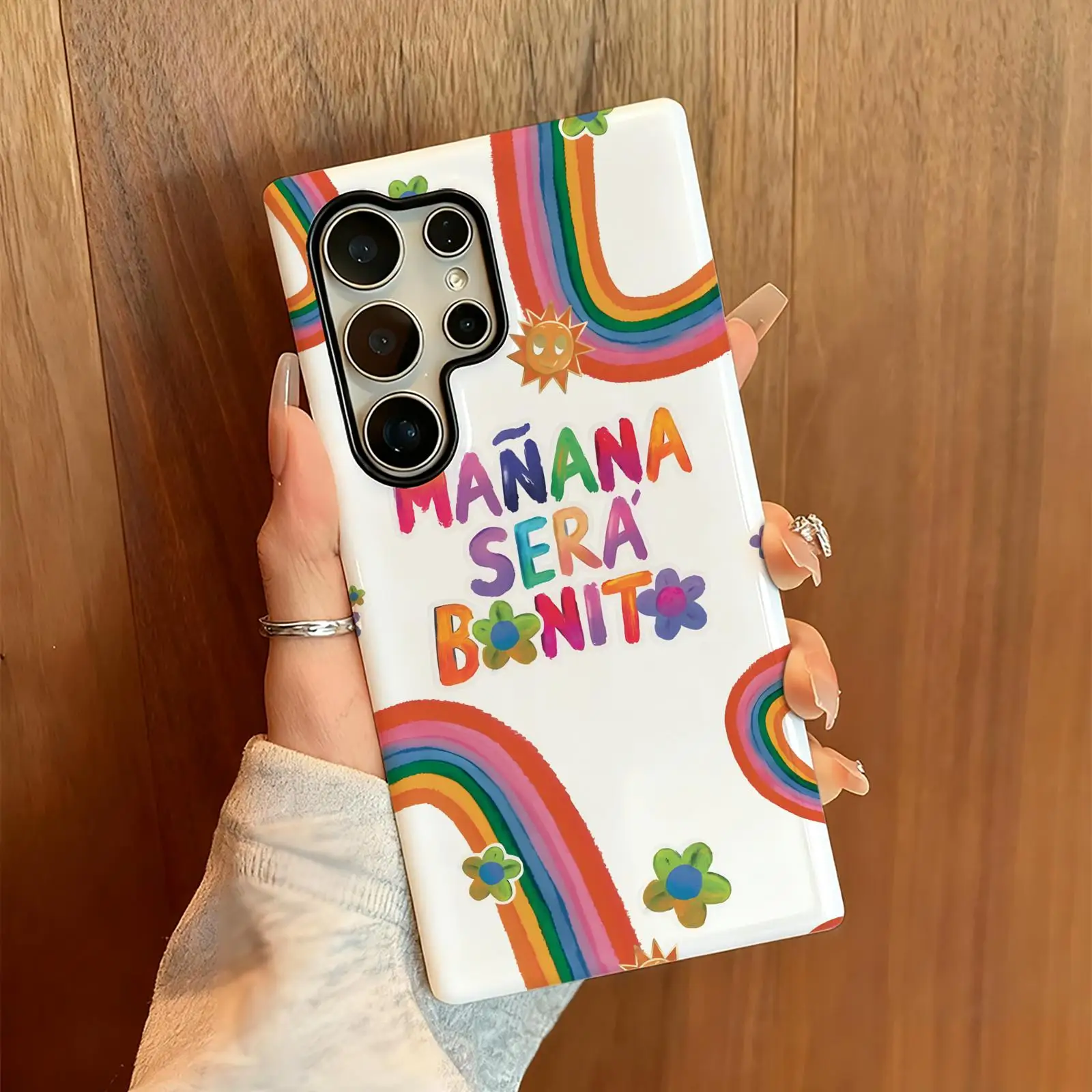 Фото Чехол для телефона K-Karol G Manana Sera Bonito для Samsung Galaxy S26 25 S24 S23 S22 S21 Ultra, глянцевый чехол для телефона с пленкой №4