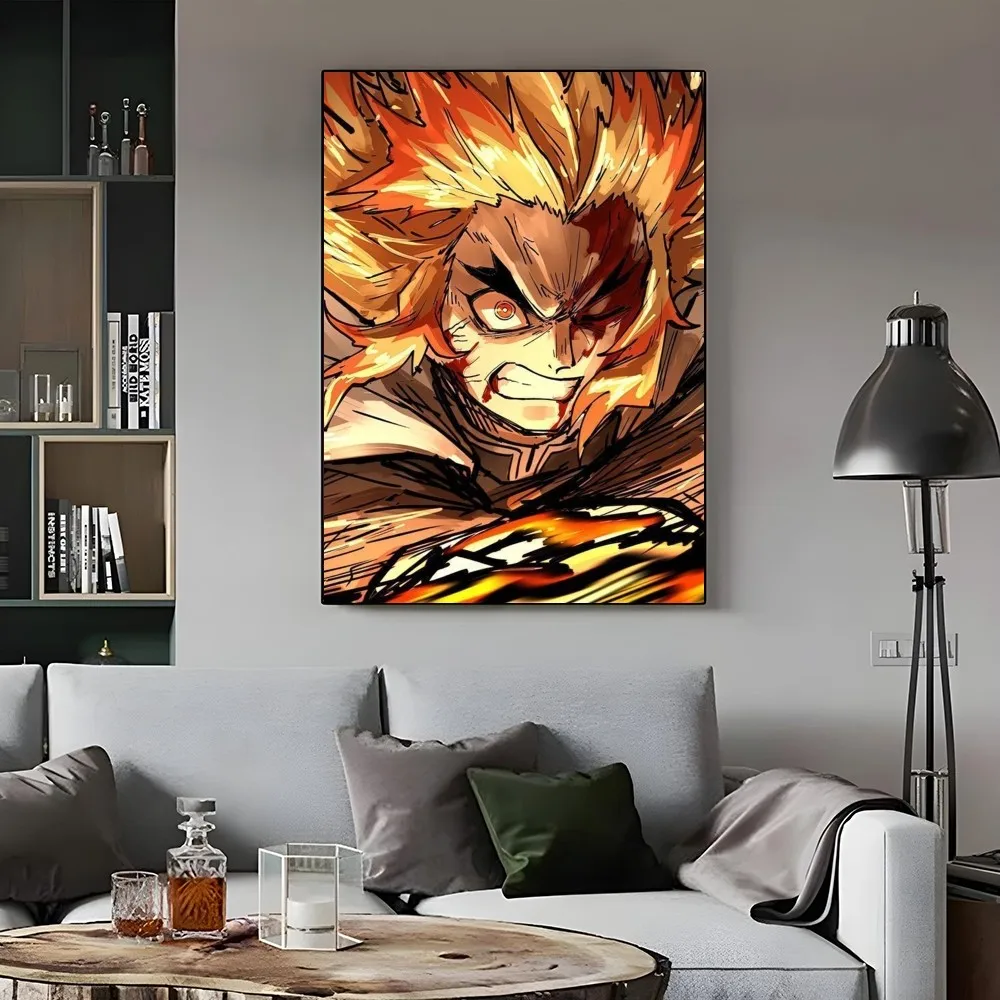 D-Demon S-Slayer аниме японский постер с принтом бумаги для дома гостиной спальни входа