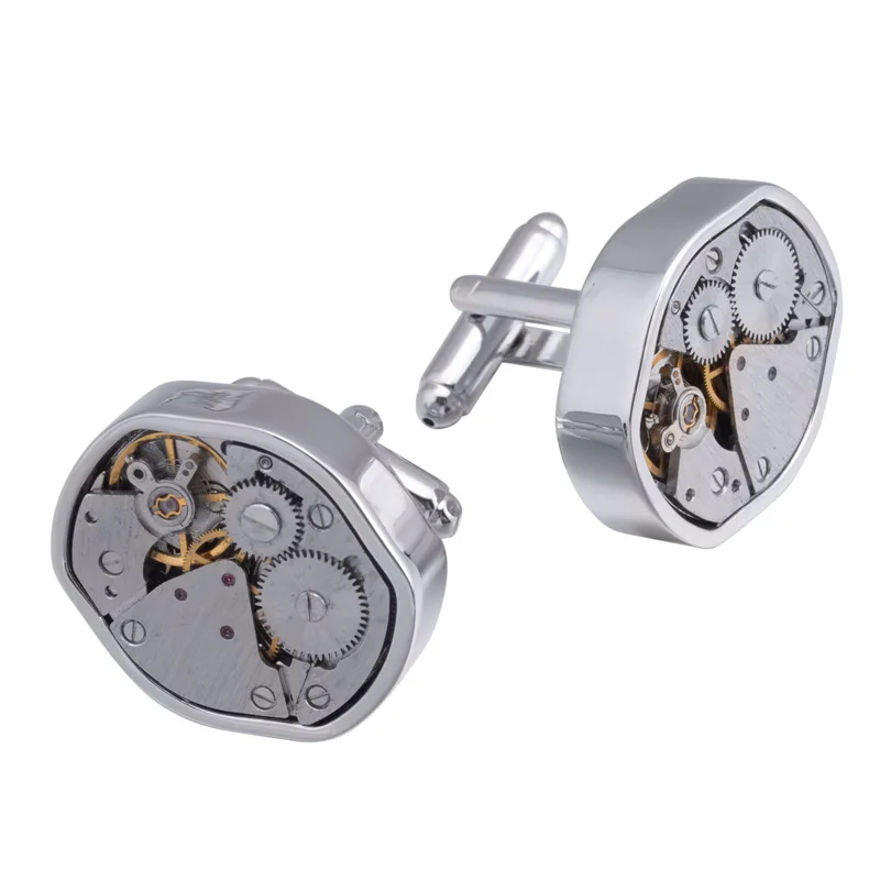 

Cufflinks Oval Stainless Steel Sports Cufflinks Can Be Shirt Suits, Advanced and Popular Cufflinks Suitable for Wearing