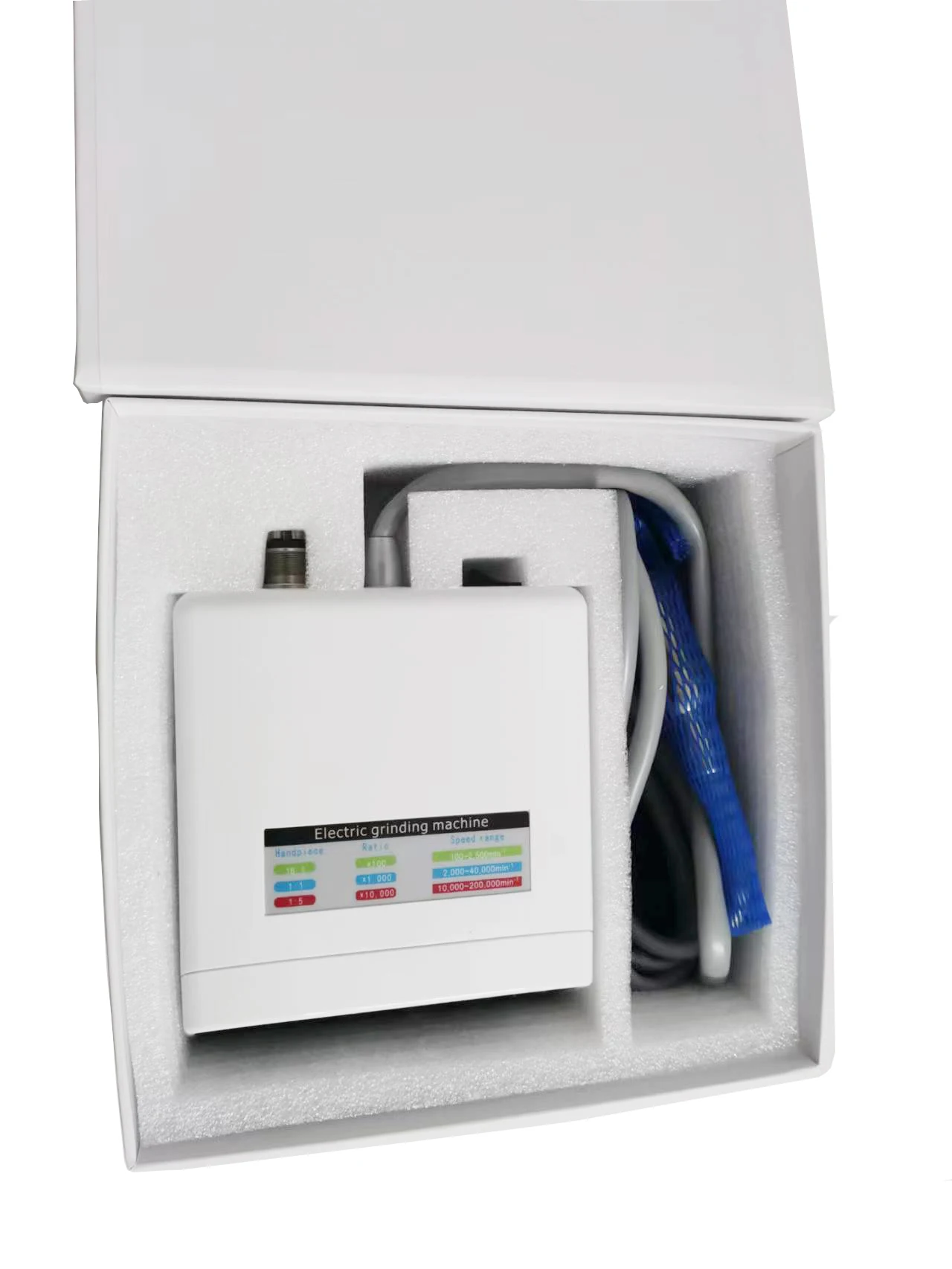 Стоматологический Электрический микромотор с красным кольцом 1:5 увеличивающий