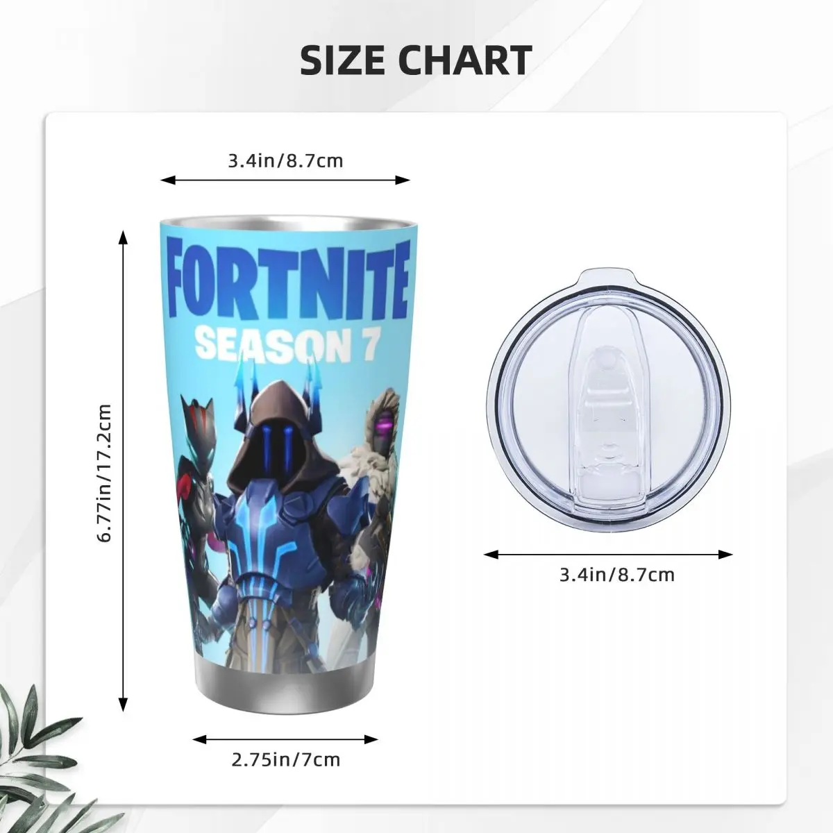 F-Fortnite 20 унций изолированная термокофейная автомобильная чашка из нержавеющей