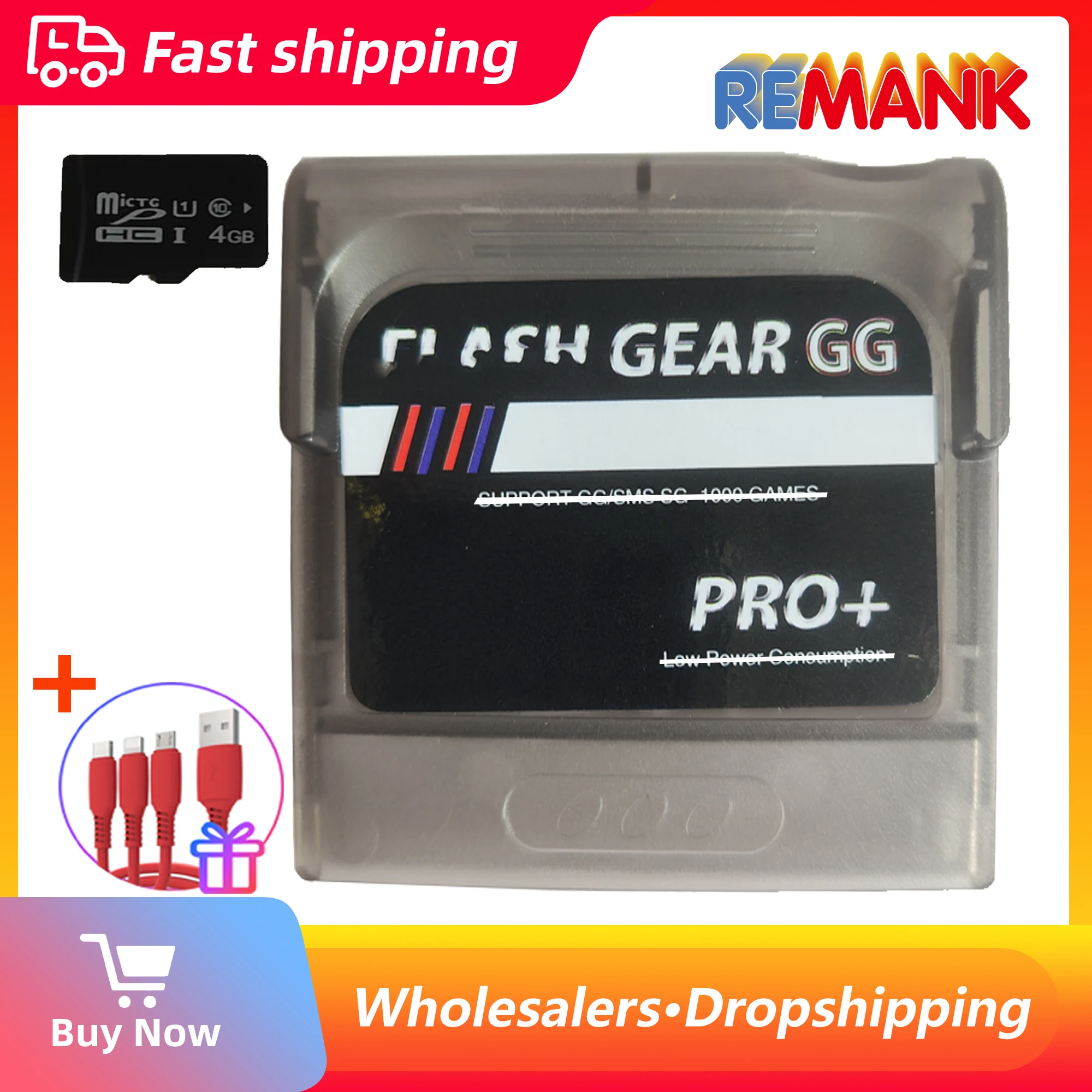 Картридж для игровой консоли REMANK Flash GG Pro
