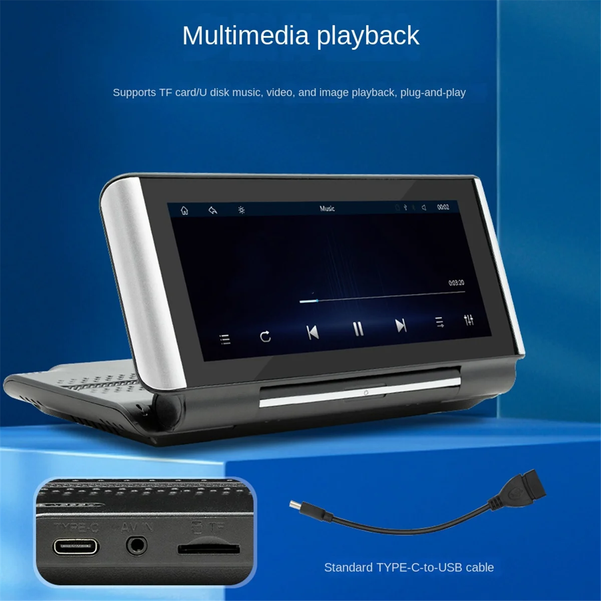 B5370 Автомобильный видеорегистратор Carplay GPS HUD Универсальный