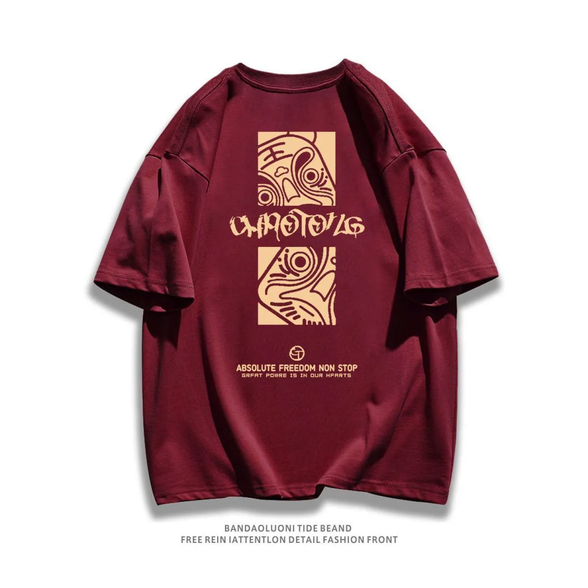 

Y2k High Street Style Cartoon Print T Shirt 100% Cotton Short Sleeve Tops Harajuku Oversized Couple Clothes 2022 Summer