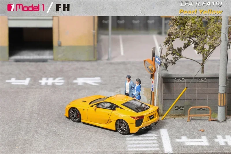 Focal Horizon FH x Model One 1:64 LFA Pearl Yellow Limited999 Литая под давлением модель автомобиля