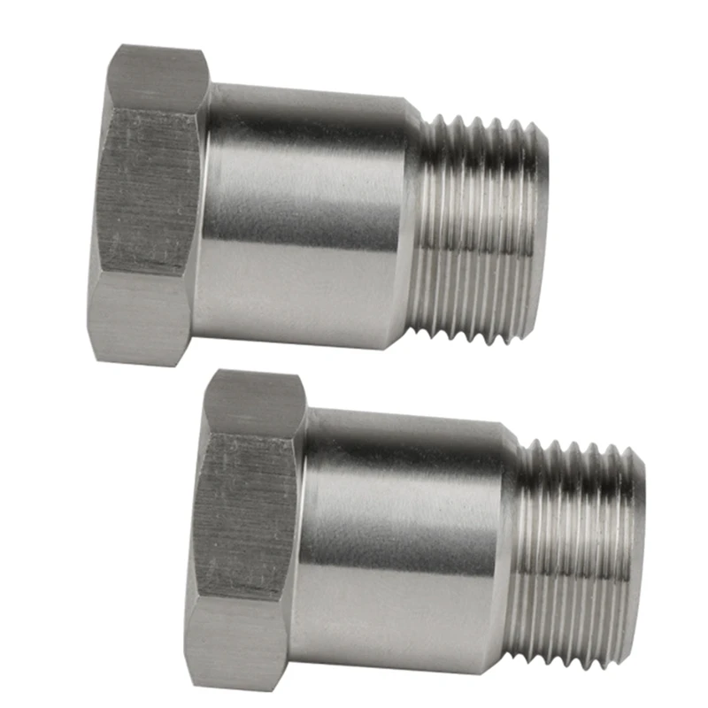

2 Pcs M18X1.5 Thread Adapter, 304 Stainless Steel