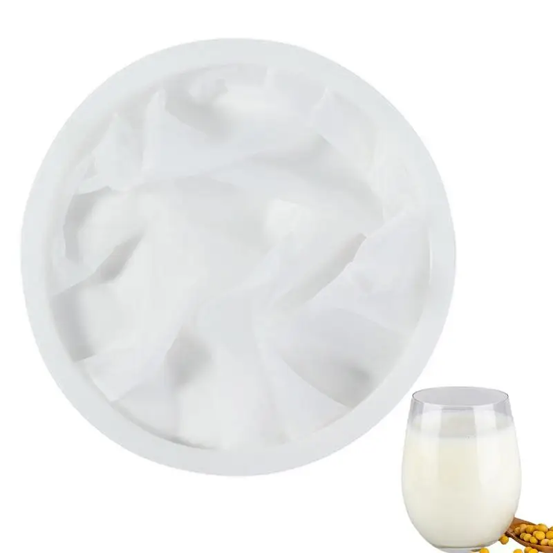 Fine Mesh Filter Nylon Food Separation Strainer PP Non-Slip Handle Kitchen Strainer Tool For Soy Milk Rice Milk Juice Wine Honey