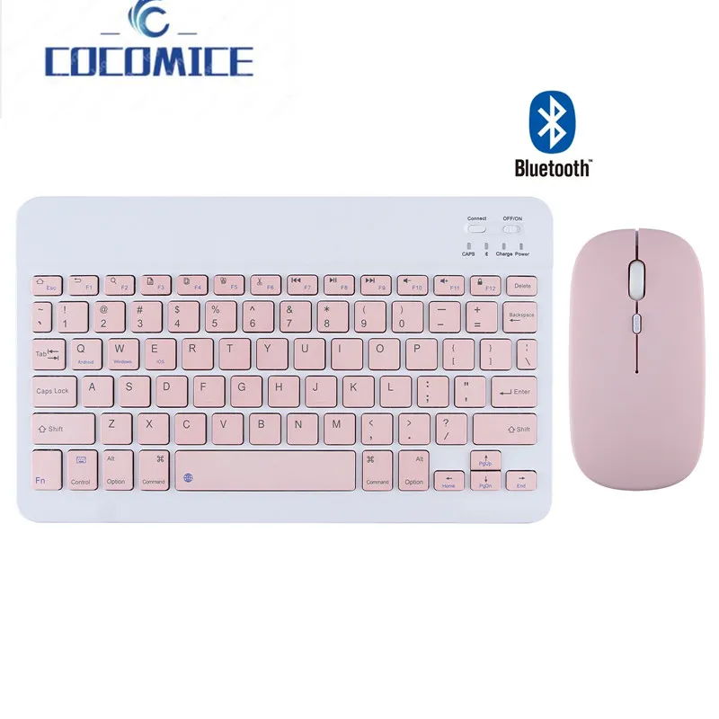 

Ультратонкая перезаряжаемая Беспроводная Bluetooth клавиатура и мышь для iPad Air 4 Pro 11 для Android IOS Windows Phone Tablet