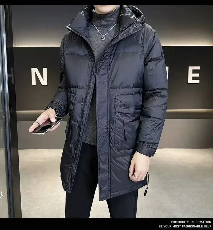 Пуховик средней длины