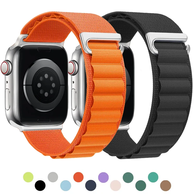 Фото Ремешок Alpine для Apple Watch 45 мм 49 мм 44 мм 40 мм 41 мм 42 мм 38 мм, регулируемый браслет для IWatch Ultra 9 8 7 SE 6, аксессуары №1