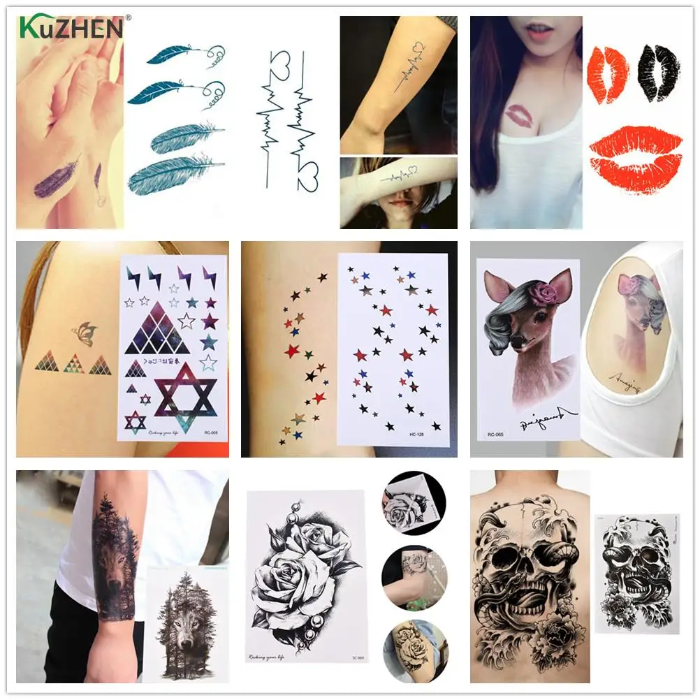 

1 водостойкая временная татуировка наклейка Мандала хна птица перо боди-арт тату флэш-тату поддельные татуировки для девушек женщин мужчин